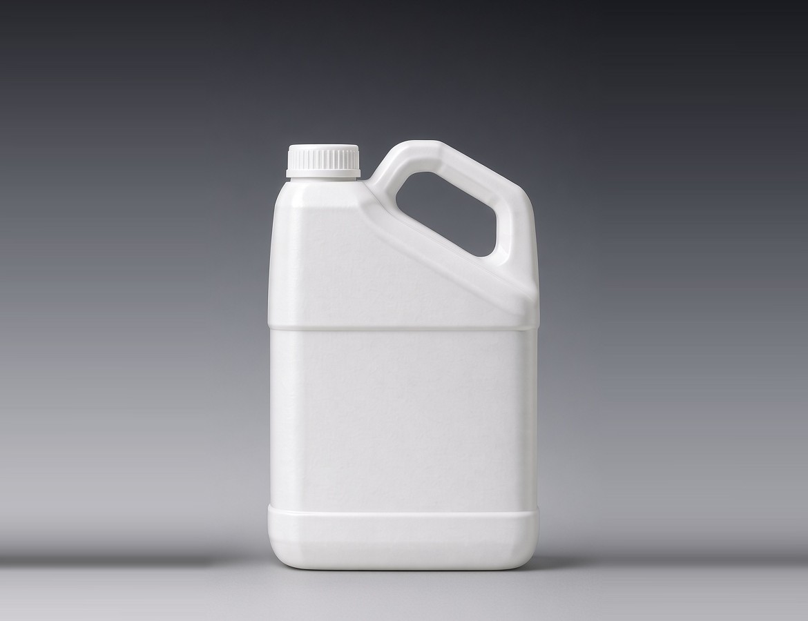 1 gallon HDPE slanted F-style container